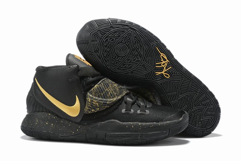 Nike Kyrie 6 Men Shoes Black Gold